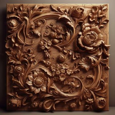 Patterns and decorations stl The blog 4 3d model